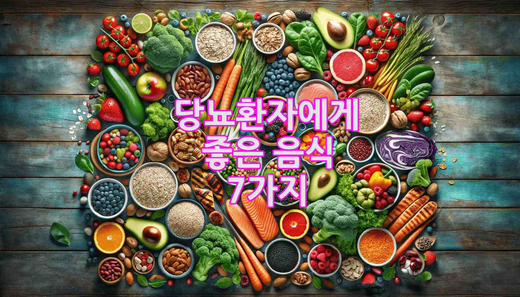 당뇨병에 좋은 음식 7가지