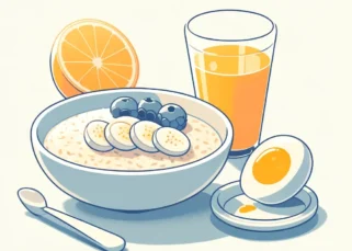 아침 영양식단