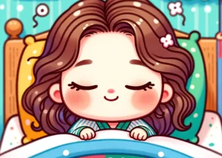 잠을